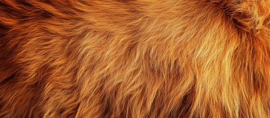 Fototapeta premium Close-up of reddish-brown animal fur texture.