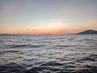 sunset over the sea © Jordan