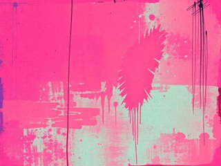Fototapeta premium A retro background with splatters, noise and scratches grunge textured