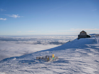 Obraz premium The Bucegi mountains seen from 