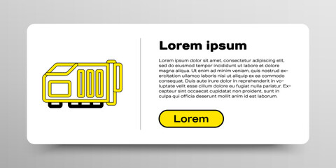 Line Video graphic card icon isolated on white background. Colorful outline concept. Vector