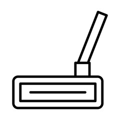 Golf Putter line icon