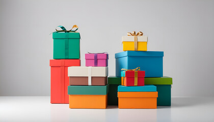 11 Colorful Christmas boxes