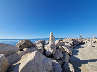 Meerjungfrau in Piran