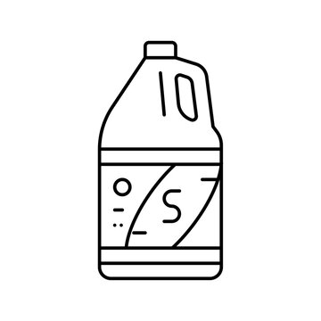 recommend clip art: solvent dry cleaning line icon vector. solvent dry cleaning sign. isolated contour symbol black illustration