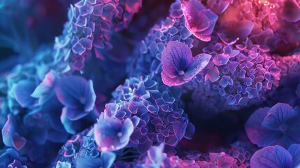 Stunning Close-Up of Hydrangeas in Ultra HD 7K Resolution Perfect for Botanical Illustrations and Floral Design Projects