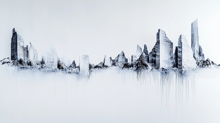 snowy mountain landscape