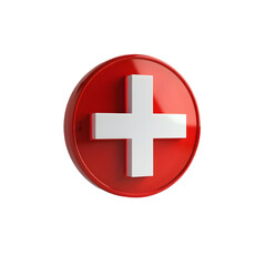 Obraz premium Health Emergency Response First Aid Symbol Medical Facility Graphic Design Clean Background Front View Emergency Preparedness Concept to Enhance Awareness and Safety in Healthcare Environments