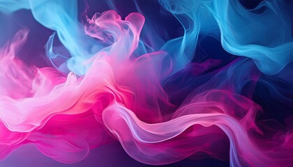Obraz premium abstract pink and blue smoke gradient background