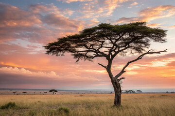 Obraz premium Lone Tree in the Savannah