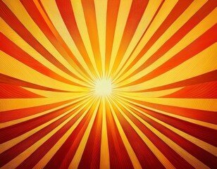 vibrant orange and yellow sunburst abstract background