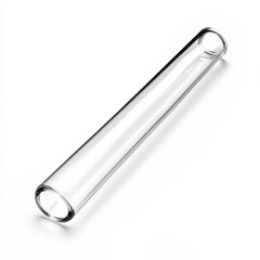 Close-up view of lab experiments scientific research in clean environments, isolated on a white background.