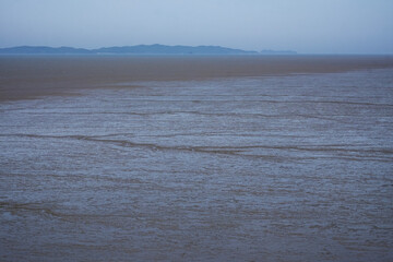 The wide tidal flats of Korea's west coast