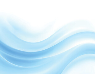 Fototapeta premium vector of a blue wave on a white background with a blue fluid and flowing lines on it