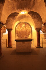 Blickm in eine Historische Kirche in Konstanz am Bodensee