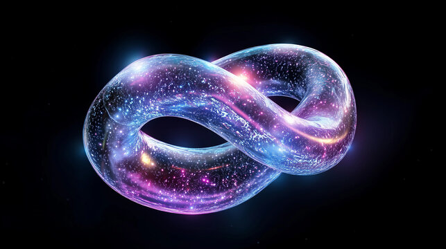 Artistic microscopic visualization of a single plasmid DNA with intricate structures