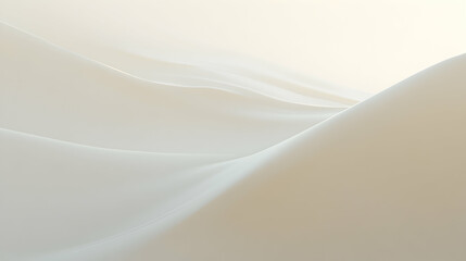 Obraz premium Serene off-white fabric folds create a minimalist abstract background. Perfect for elegant design projects and presentations.