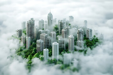 City in the Clouds: A Sustainable Urban Landscape