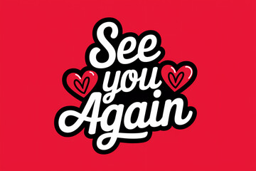 See You Again With Love Greeting Card