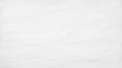 Obraz premium Clean white paper, wrinkled, abstract background. White crumpled paper texture background seamless pattern. White crumpled paper, recycle paper texture, copy space for text.