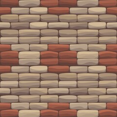 Obraz premium red brick wall background