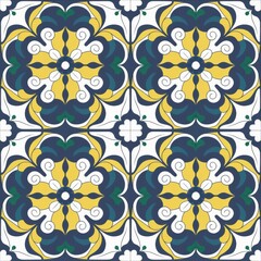 Fototapeta premium seamless pattern with flowers