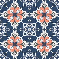 seamless pattern with flowers