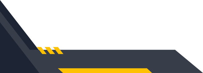 Modern Business Corner Footer