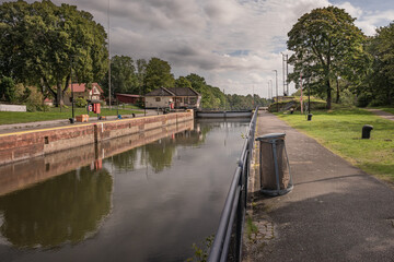 lock on the canal