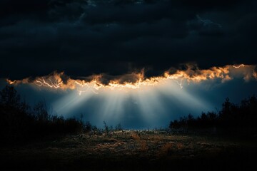Obraz premium Elegant close-up of a wind turbine against a clear blue sky highlights sustainable energy solutions. Generative Ai. Beautiful simple AI generated image