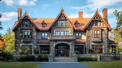Shingle Style Water View Home with Copper Accents, Watch Hill Estate