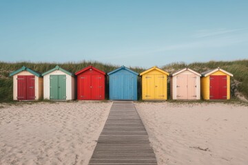 Naklejka premium Best beaches of Skopelos island - beautiful Limnonari with amazing bay. Sporades islands of Greece. Beautiful simple AI generated image