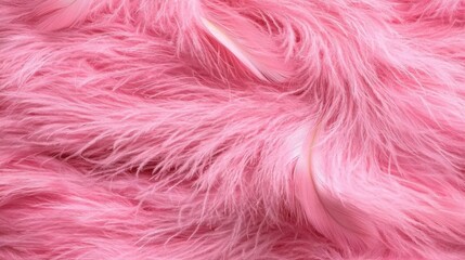 Fototapeta premium Pink Ostrich Feathers Texture Soft Fluffy Background for Design