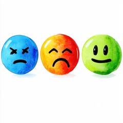 Fototapeta premium Exploring emotions through colorful expressions in art abstract imagery digital medium creative environment vibrant viewpoint