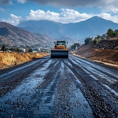 Various kinds of pictures about construction work