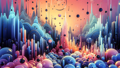 Abstrakte Hintergrund Illustration. Trendy zeitgenössische Kunst.