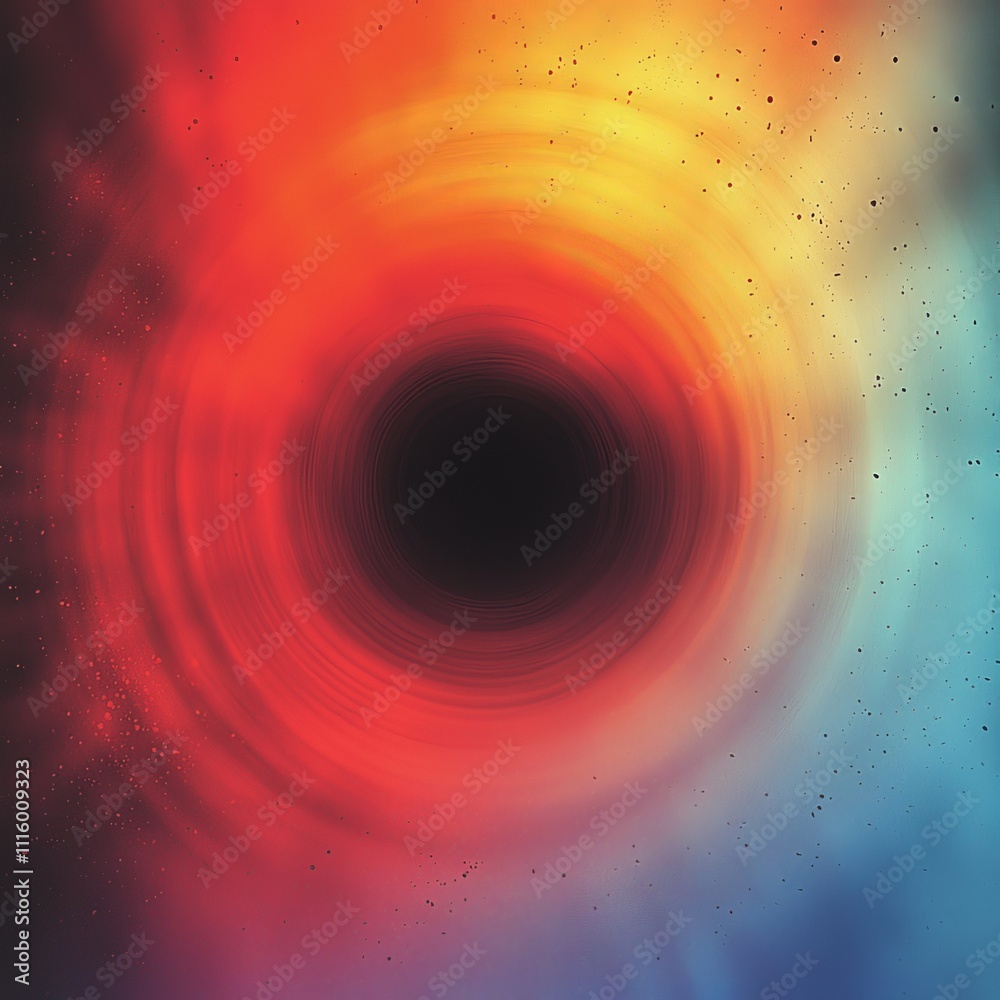 Poster transparent circle blur gradient shining circles holographic blurred circles rainbow color dots. abs