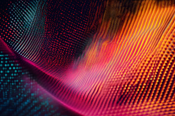 Fototapeta premium Futuristic New Aesthetic Pixel texture