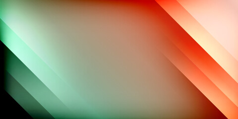 Obraz premium Dynamic shadow lines geometric shapes