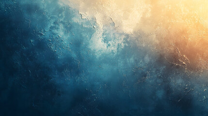 Obraz premium Dark blue and light orange/yellow water, rough textured, like waves.