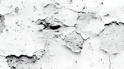 Obraz premium White Peeling Paint Texture Background