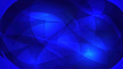 Obraz premium Abstract Blue Swirls: A Digital Art Exploration of Color and Form