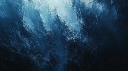 Obraz premium Blue abstract wall design. Generative AI