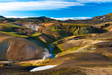 Beautiful landscape at highland, in Iceland, 