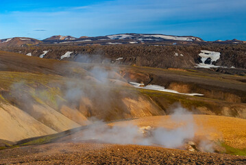 Beautiful landscape at highland, in Iceland, 