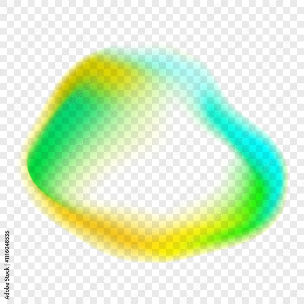 Poster bright collored abstract liquid shape. vibrant color gradients for creative graphic design. transpar