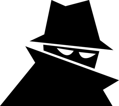 Incognito icons. Collection of anonymous and strangers
