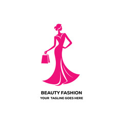 beauuty fashion Logo Template Design