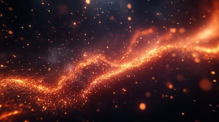 Fototapeta premium Molten Cosmic Waves