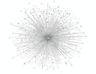 Obraz premium Burst Abstract Design
